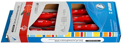 Набор отвёрток изолированных в картонной упаковке - 603CS6AVDE