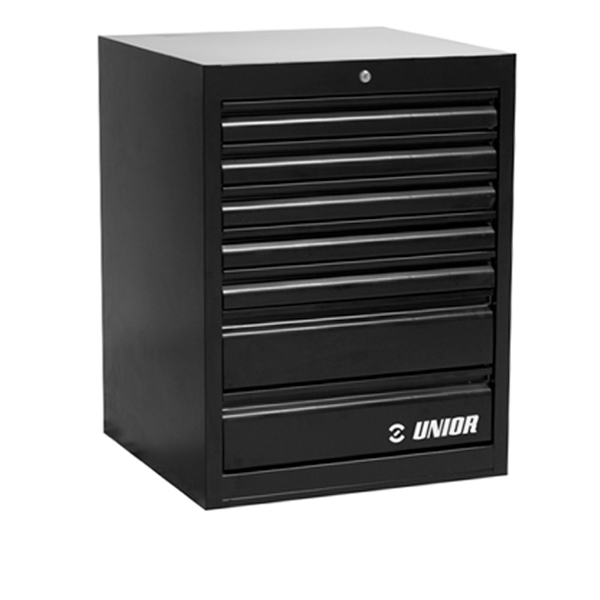 Тумба инструментальная широкая, 7 ящиков - 990WD7-BLACK