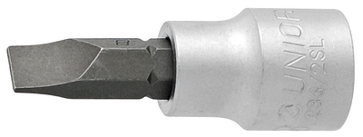 Головка торцевая со вставкой шлицевой, 3/8" - 236/2SL