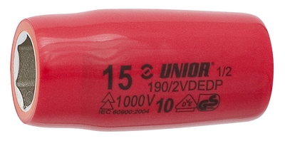 Головка торцевая шестигранная изолированная, 1/2" - 190/2VDEDP