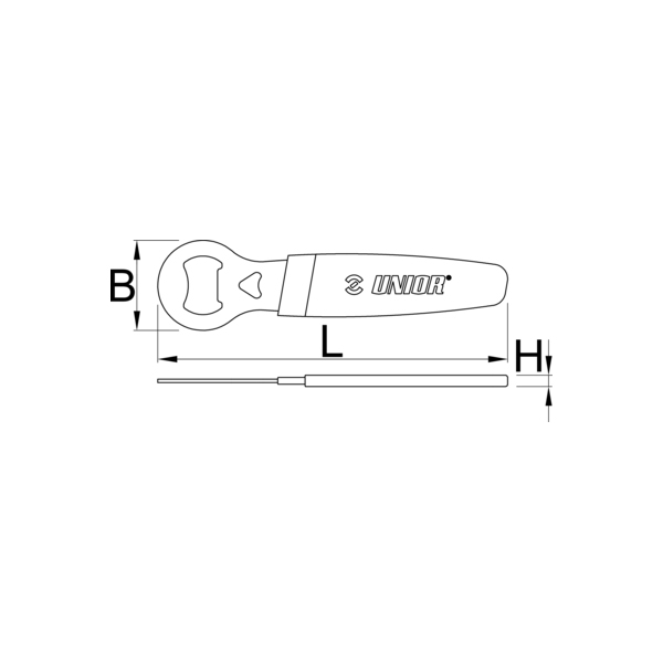 Открывалка для бутылок с рукояткой - 45/2DP