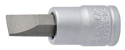 Головка торцевая со вставкой шлицевой, 1/4" - 187/2SL