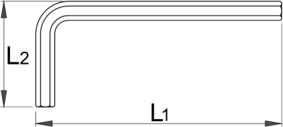 Ключ шестигранный удлинённый - 220/4L