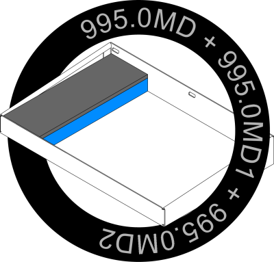 SOS-ложемент для отвёрток для точной механики - 995.7MDSOSEP40