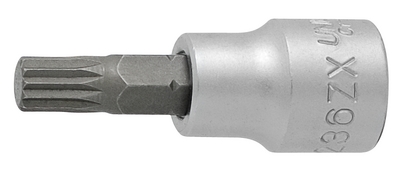Головка торцевая со вставкой с профилем ZX, 3/8" - 236/2ZX