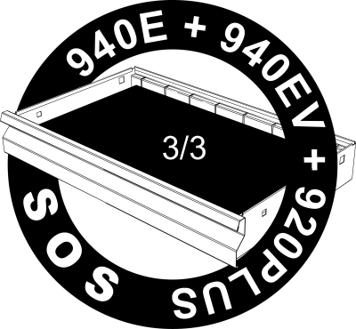 Набор ключей в SOS-ложементе - 964/28SOS