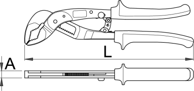 Клещи переставные автоматические HYPO - 442/1HYPO