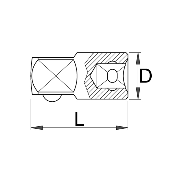 Переходник с 1/2" - 190.7/2