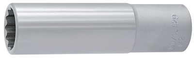 Головка торцевая двенадцатигранная удлинённая, 1/2" - 190/1L12p