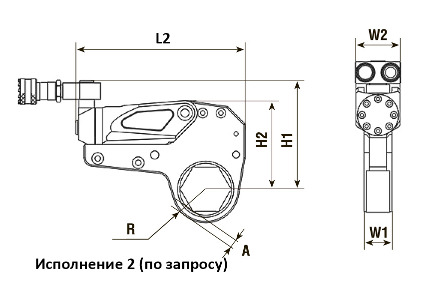 Гидравлический кассетный моментный гайковёрт teho XST (приводы)