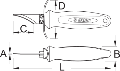 Нож с рукояткой BI - 556G