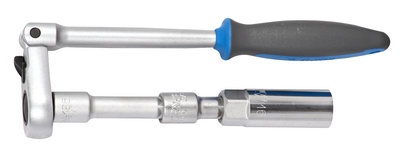 Комплект 3/8" из головки свечной, рукоятки реверсивной и удлинителей - 186BI
