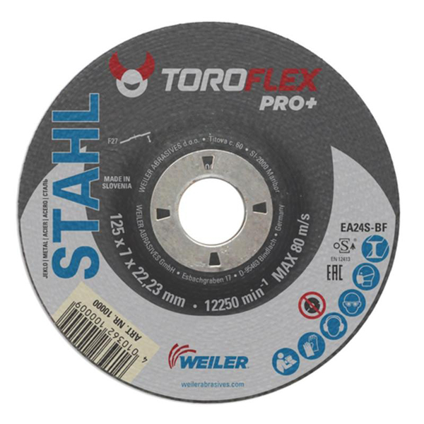 Круги зачистные TOROFLEX PRO+ по металлу