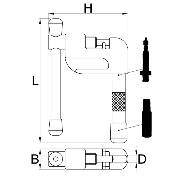 Выжимка цепи Mini+ - 1647/5MINI