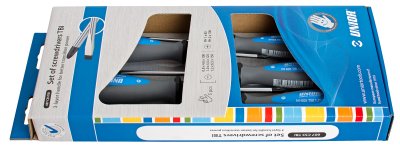 Набор отвёрток, рукоятки TBI, в картонной упаковке - 607CS5TBI