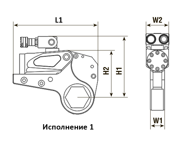 Гидравлический кассетный моментный гайковёрт teho XST (приводы)