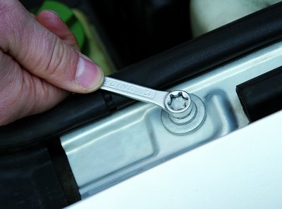 Ключ накидной плоский с профилем TORX и отогнутыми головками - 182/2BTX