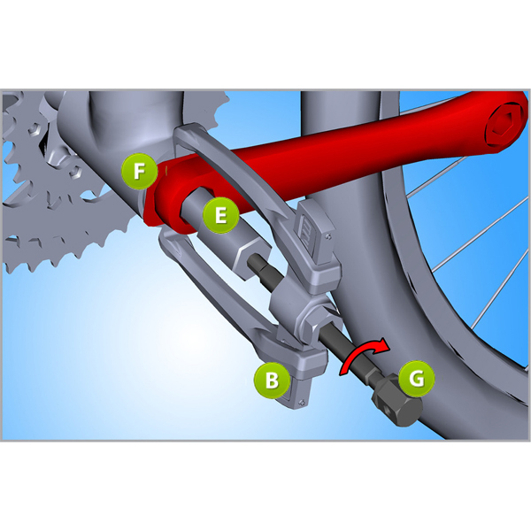 Усиленный набор инструментов Campagnolo для снятия шатунов и установки кареток - 1626A