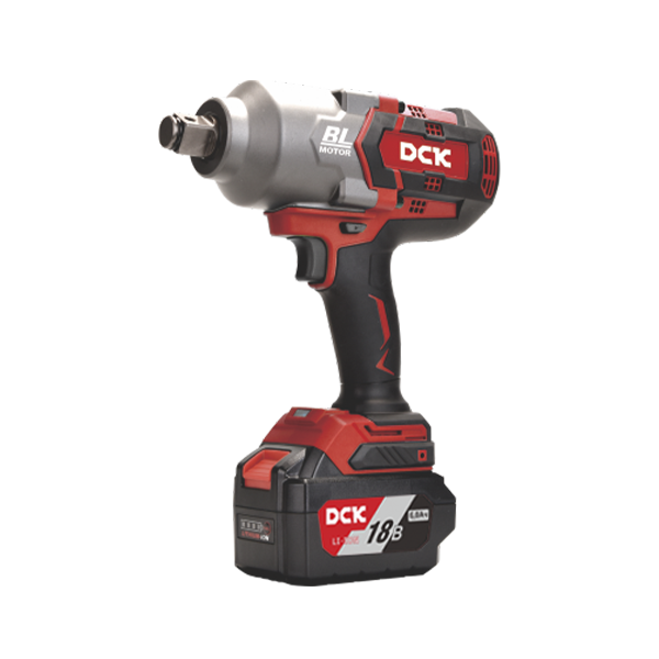 Гайковерт аккум ударный бесщеточный DCK KDPB998 18В, 3/4 ", 2*6А/ч. 1000/1700Нм - KDPB998(TYPE H2K)