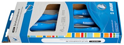 Набор отвёрток, рукоятки NI, в картонной упаковке - 606B5NI