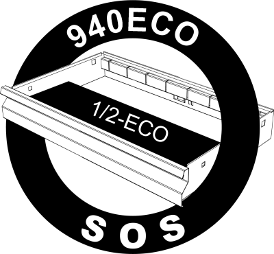 Молотки, кернеры, бородки, зубила в SOS-ложементе - 964ECO10