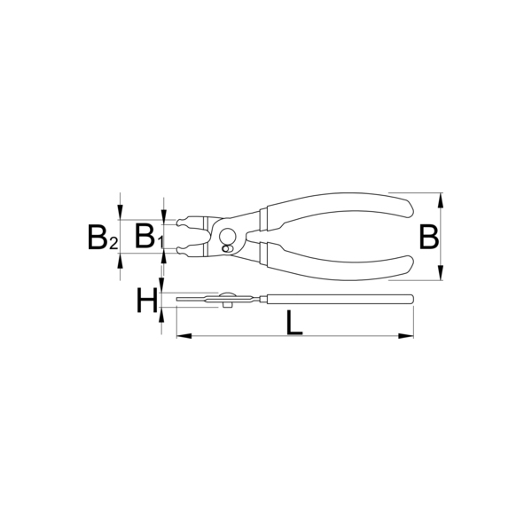 Щипцы для замыкающего звена - 1720/4DP