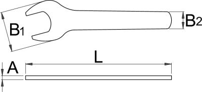 Ключ рожковый газовый - 135/2