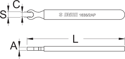 Ключ для ниппеля Mavic R-sys - 1635/2AP