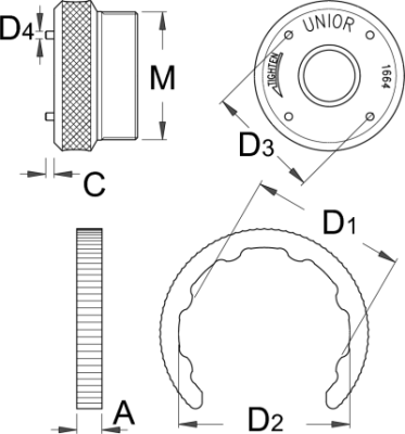 Съёмник шатунов Shimano XTR - 1664