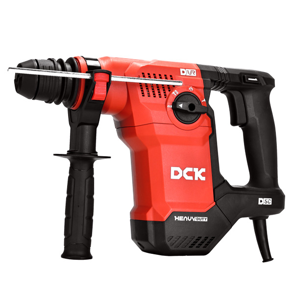 Перфоратор DCK KRH1200-30, SDS+, 1200Вт, 3.7Дж, 930уд/мин, 5300об/мин, сменный патрон - KRH1200-30